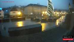 Střed obce Rokytnice nad Jizerou