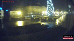 Střed obce Rokytnice nad Jizerou