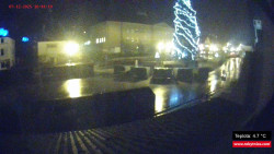 Střed obce Rokytnice nad Jizerou