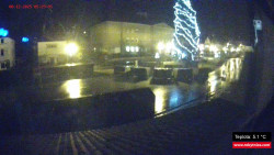 Střed obce Rokytnice nad Jizerou