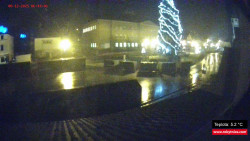 Střed obce Rokytnice nad Jizerou