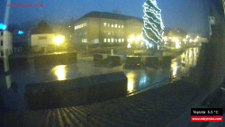 Střed obce Rokytnice nad Jizerou