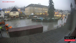 Střed obce Rokytnice nad Jizerou