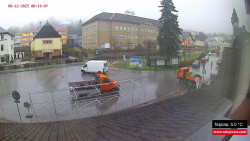 Střed obce Rokytnice nad Jizerou