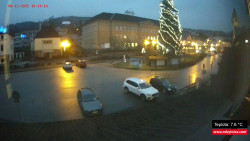 Střed obce Rokytnice nad Jizerou