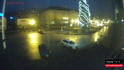 Střed obce Rokytnice nad Jizerou