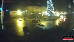 Střed obce Rokytnice nad Jizerou