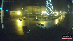 Střed obce Rokytnice nad Jizerou