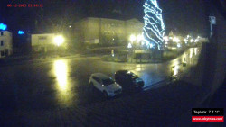 Střed obce Rokytnice nad Jizerou