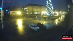 Střed obce Rokytnice nad Jizerou