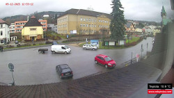 Střed obce Rokytnice nad Jizerou