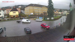 Střed obce Rokytnice nad Jizerou