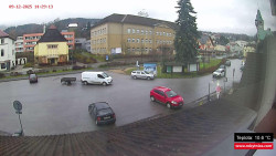 Střed obce Rokytnice nad Jizerou