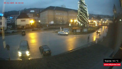 Střed obce Rokytnice nad Jizerou