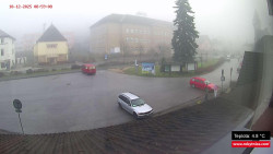 Střed obce Rokytnice nad Jizerou