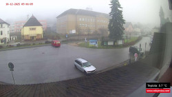 Střed obce Rokytnice nad Jizerou