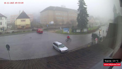 Střed obce Rokytnice nad Jizerou