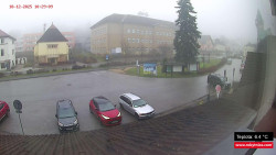 Střed obce Rokytnice nad Jizerou