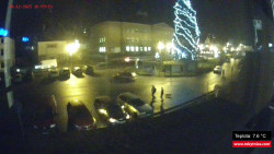 Střed obce Rokytnice nad Jizerou