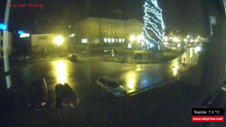 Střed obce Rokytnice nad Jizerou