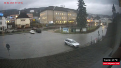 Střed obce Rokytnice nad Jizerou