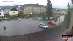 Střed obce Rokytnice nad Jizerou