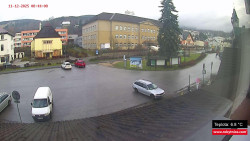 Střed obce Rokytnice nad Jizerou