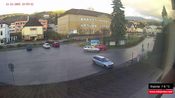 Střed obce Rokytnice nad Jizerou