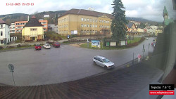 Střed obce Rokytnice nad Jizerou