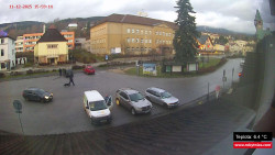 Střed obce Rokytnice nad Jizerou