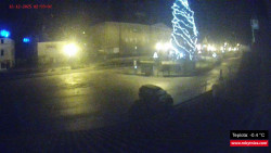 Střed obce Rokytnice nad Jizerou