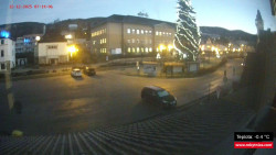 Střed obce Rokytnice nad Jizerou