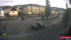 Střed obce Rokytnice nad Jizerou