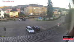 Střed obce Rokytnice nad Jizerou