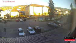 Střed obce Rokytnice nad Jizerou