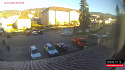 Střed obce Rokytnice nad Jizerou