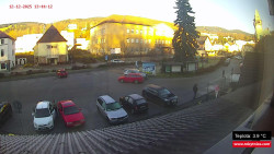 Střed obce Rokytnice nad Jizerou