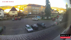 Střed obce Rokytnice nad Jizerou