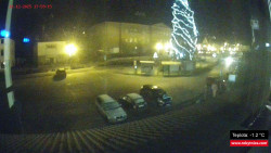 Střed obce Rokytnice nad Jizerou