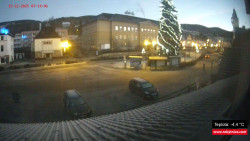 Střed obce Rokytnice nad Jizerou