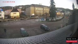 Střed obce Rokytnice nad Jizerou