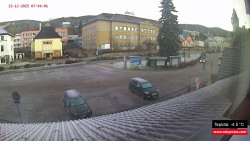 Střed obce Rokytnice nad Jizerou