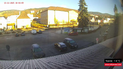 Střed obce Rokytnice nad Jizerou