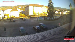 Střed obce Rokytnice nad Jizerou