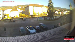 Střed obce Rokytnice nad Jizerou