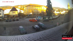 Střed obce Rokytnice nad Jizerou