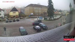 Střed obce Rokytnice nad Jizerou