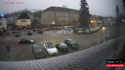 Střed obce Rokytnice nad Jizerou