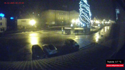 Střed obce Rokytnice nad Jizerou