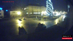 Střed obce Rokytnice nad Jizerou